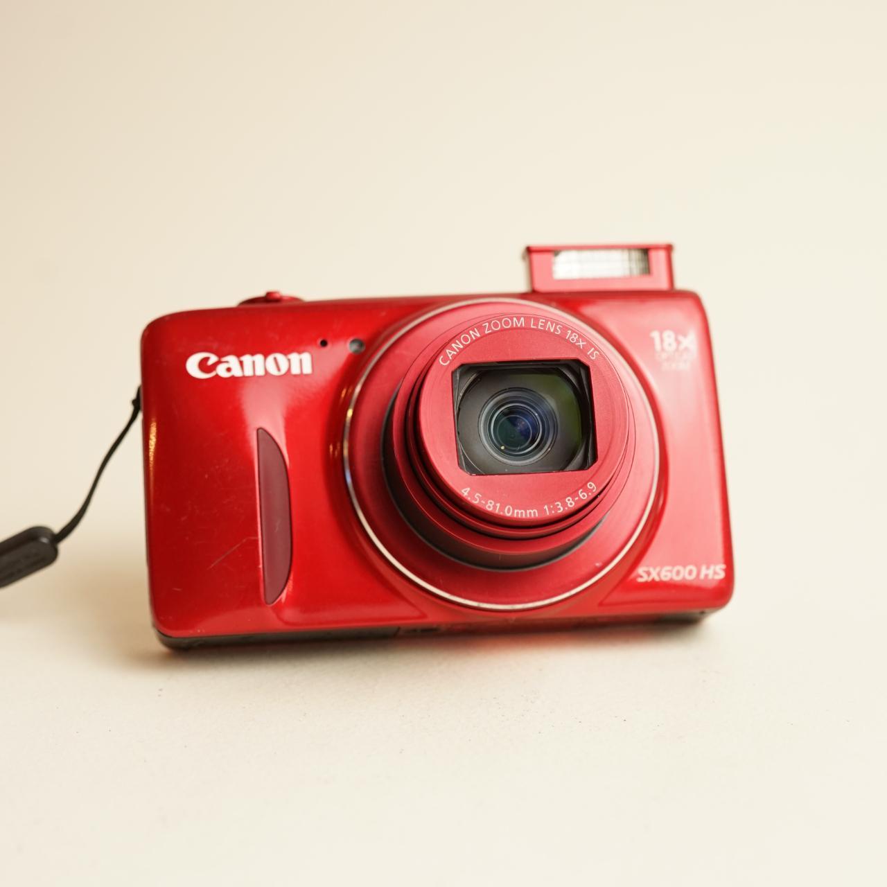 Canon PowerShot SX600 HS Digital Camera | 16MP | Tested & Working | Red