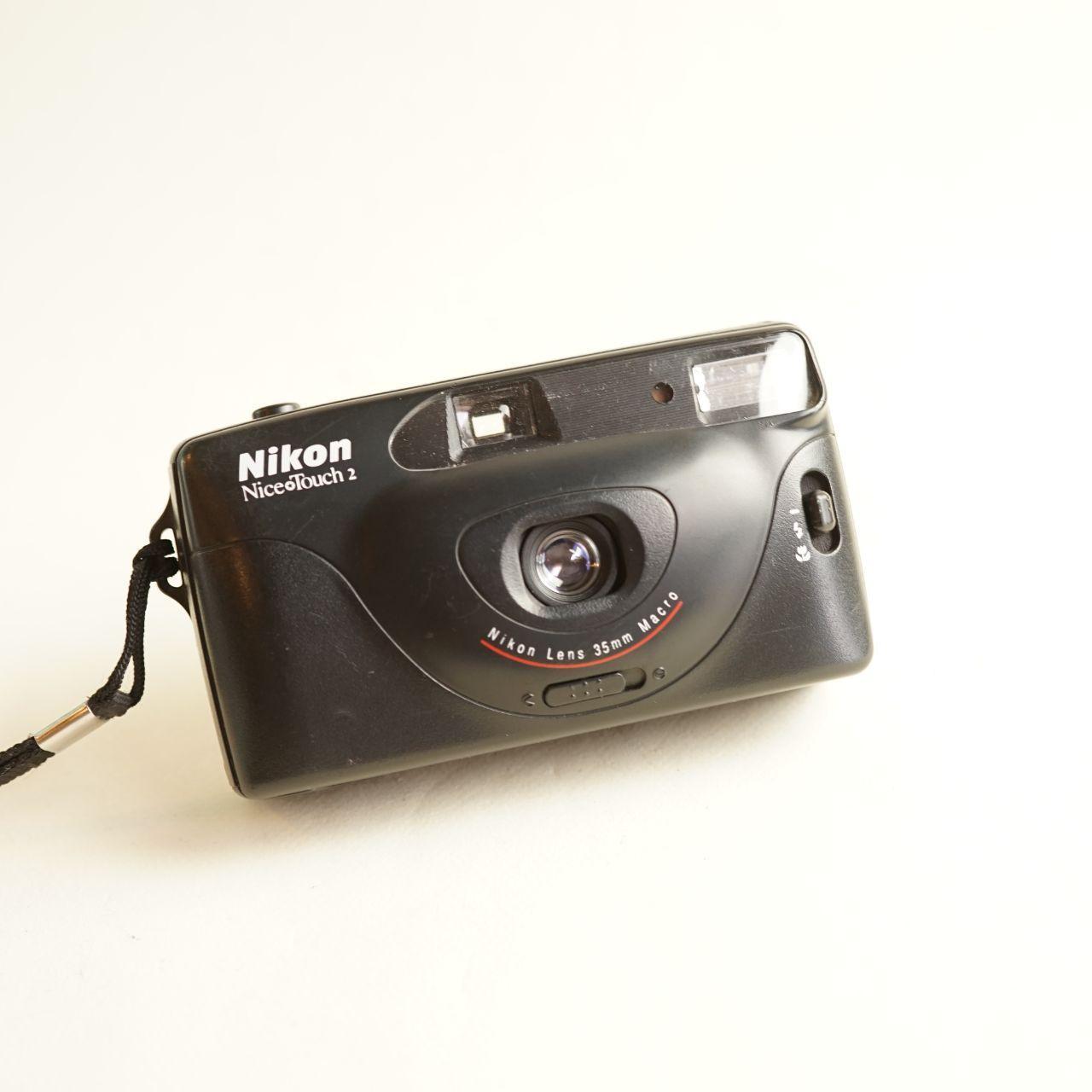 Nikon Nice Touch 2 Film Camera | 35mm Point & Shoot | Tested & Working | Black