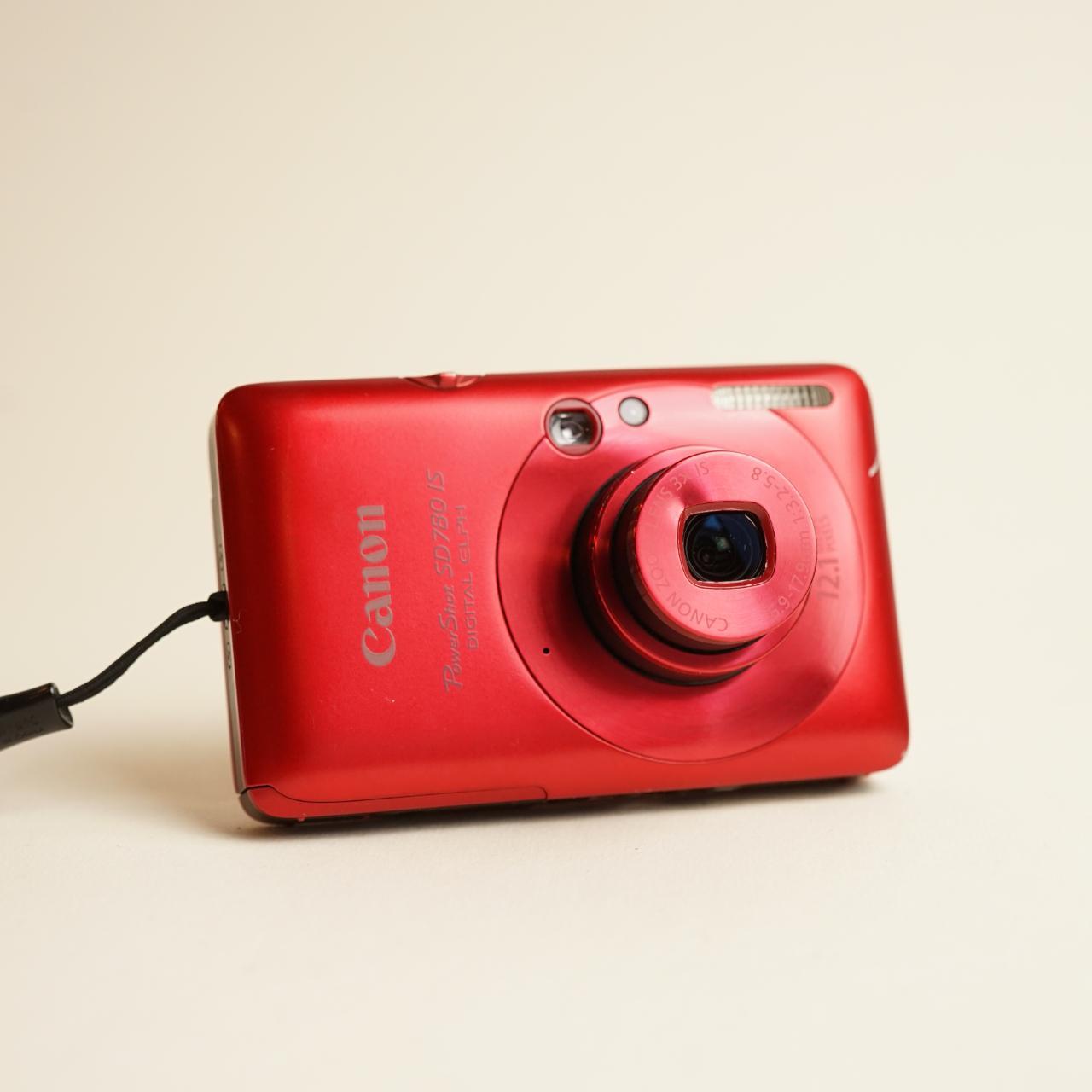 Canon PowerShot SD780 IS Digital Camera | 12.1MP | Tested & Working | Red