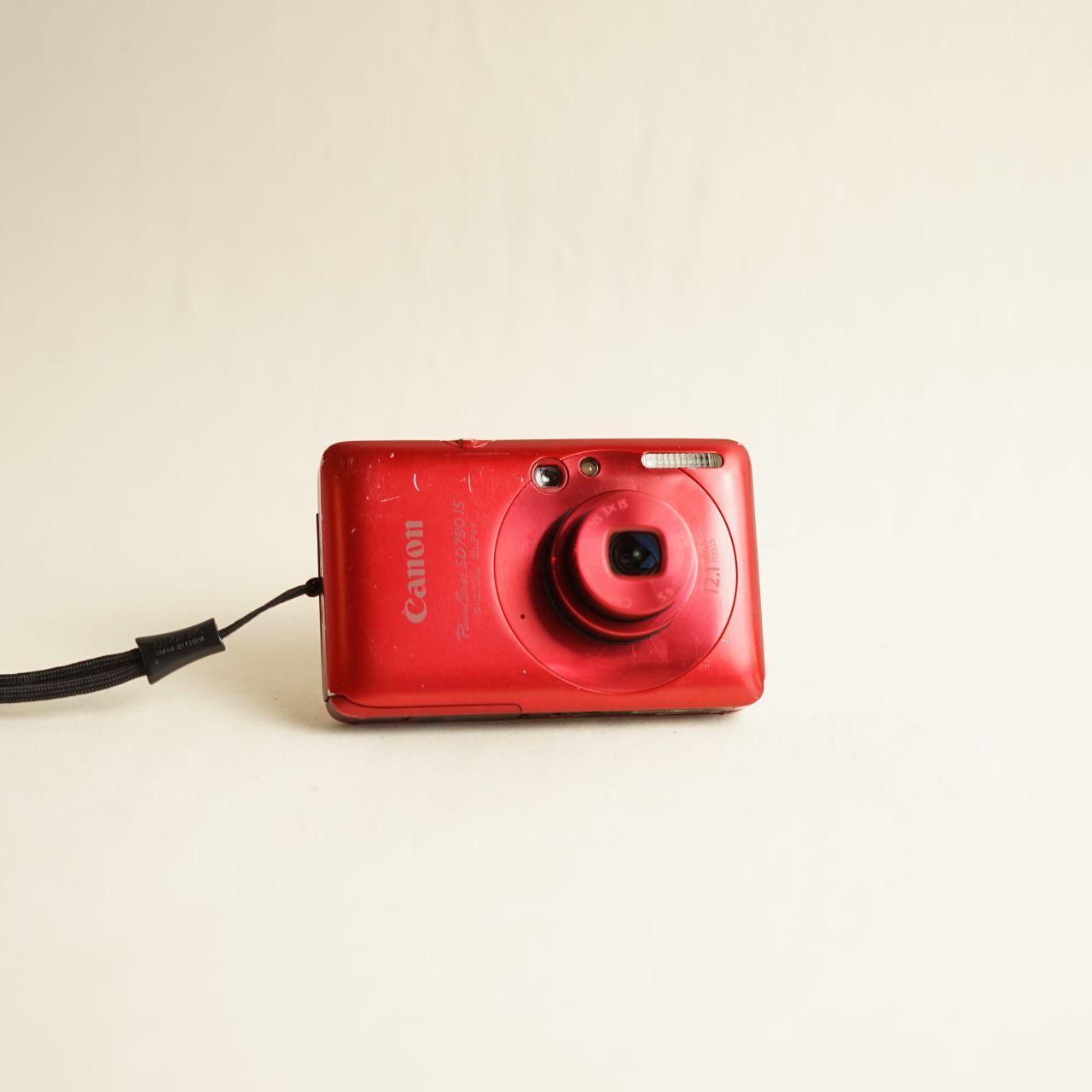 Canon PowerShot SD780 IS Digital Camera | 12.1MP | Tested & Working | Red