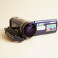 Sony Handycam DCR-SX45 w/ .2x fisheye | Camcorder | SD Video | Tested & Working | Blue