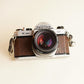 Asahi Pentax K1000 SE 35mm SLR Film Camera | Tested & Working | Silver & Brown Leatherette