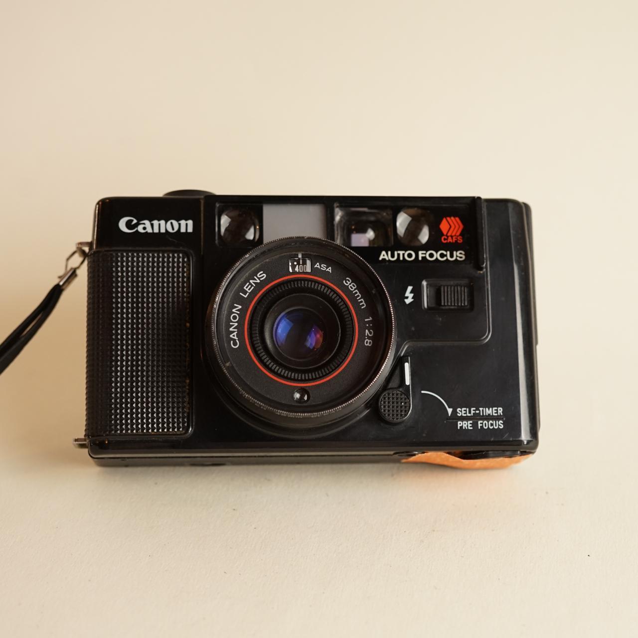 Canon AF35M 35mm Film Camera | Point and Shoot | Tested & Working | Black