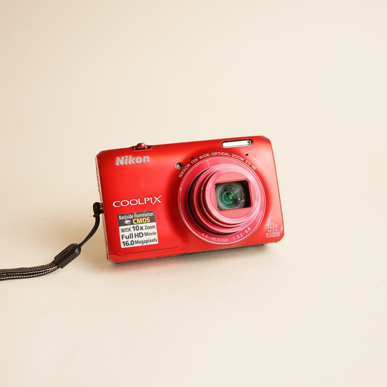 Nikon Coolpix S6300 Digital Camera | 16MP | Tested & Working | Red