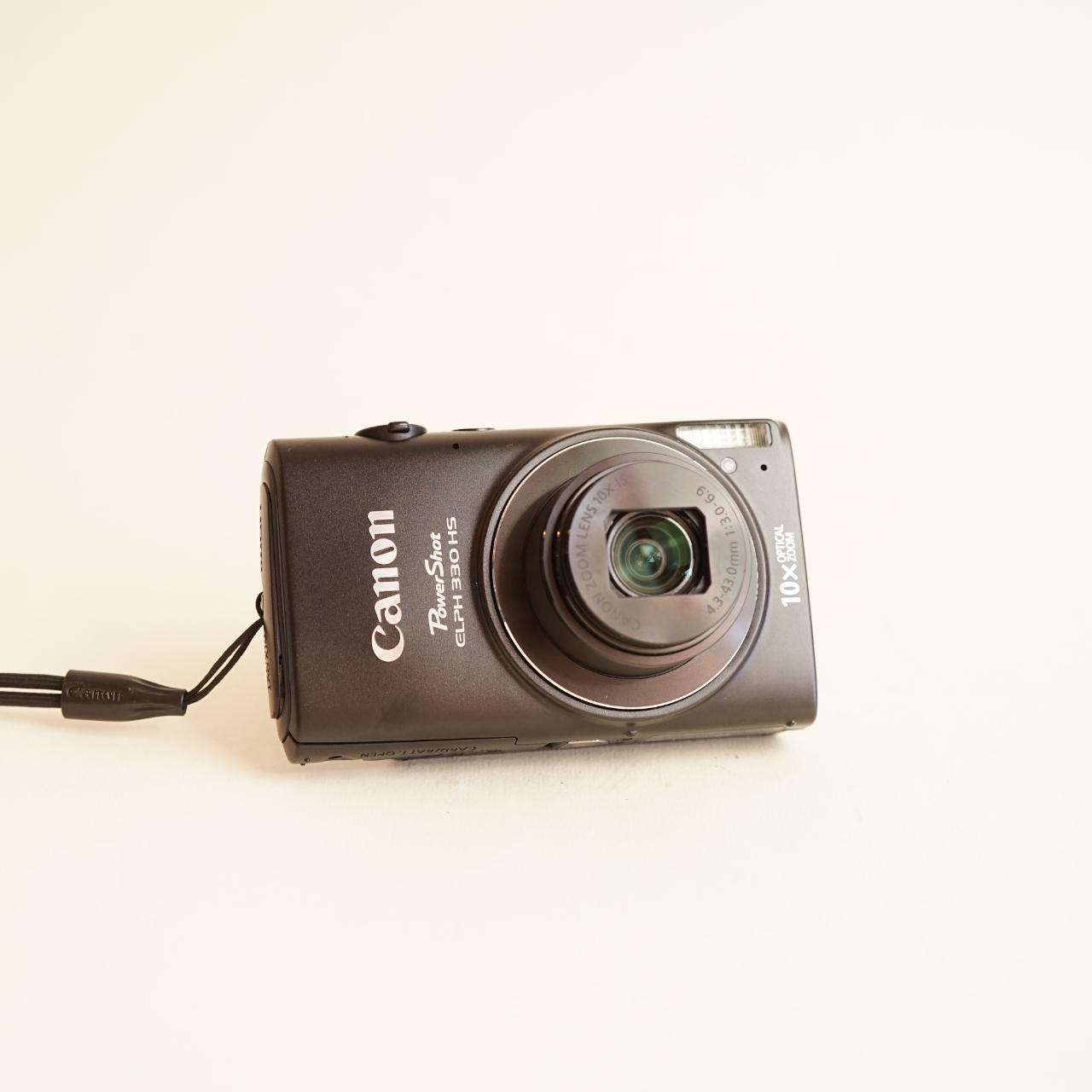 Canon PowerShot ELPH 330 HS Digital Camera | 12.1MP | Tested & Working | Black