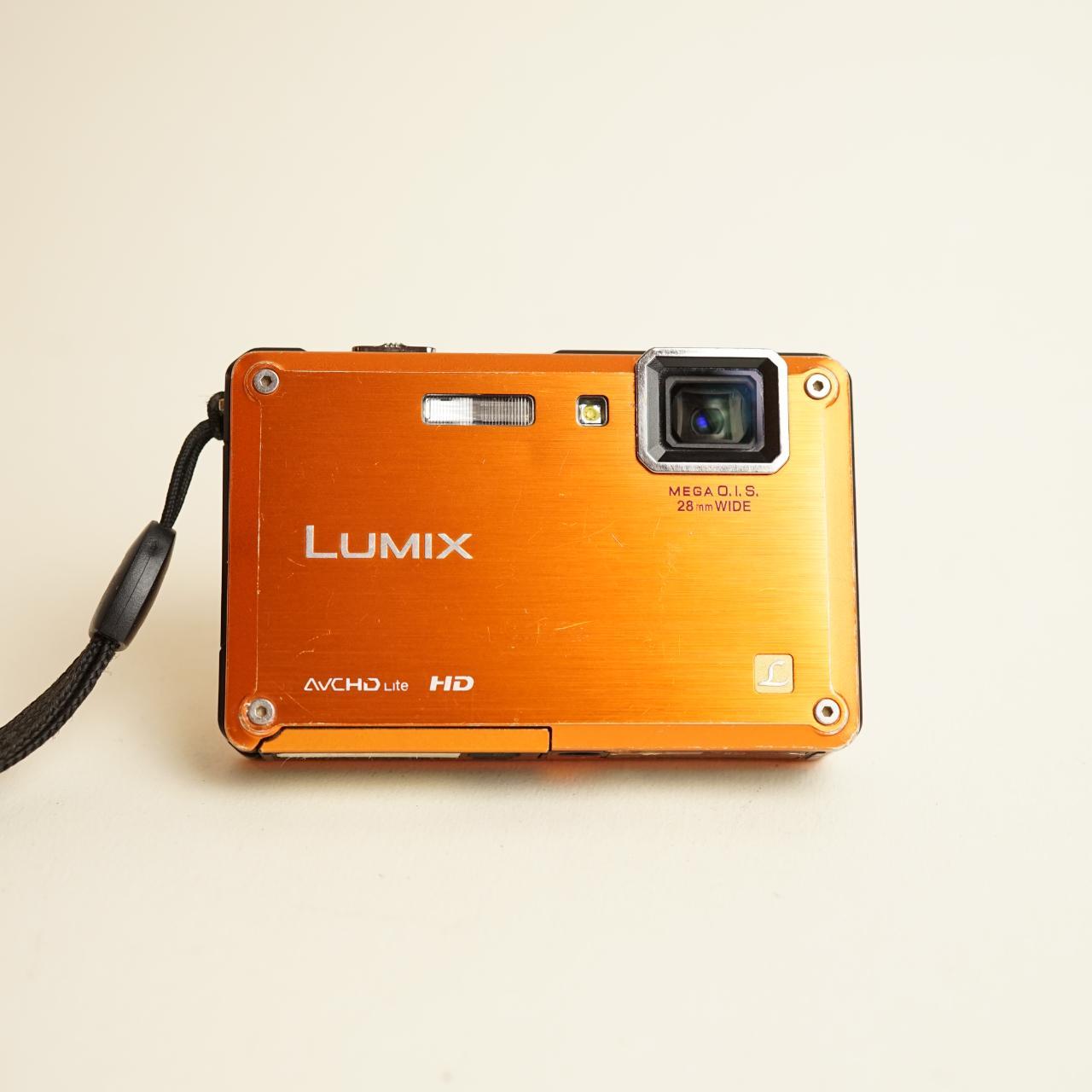 Panasonic Lumix DMC-TS1 Digital Camera | 12MP | Test & Working | Orange