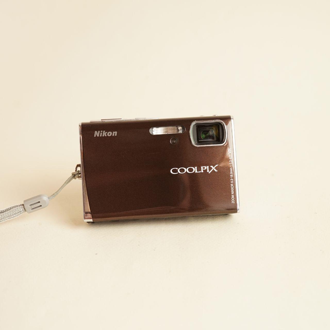Nikon Coolpix S50 Digital Camera | 7.2MP | Tested & Working | Brown