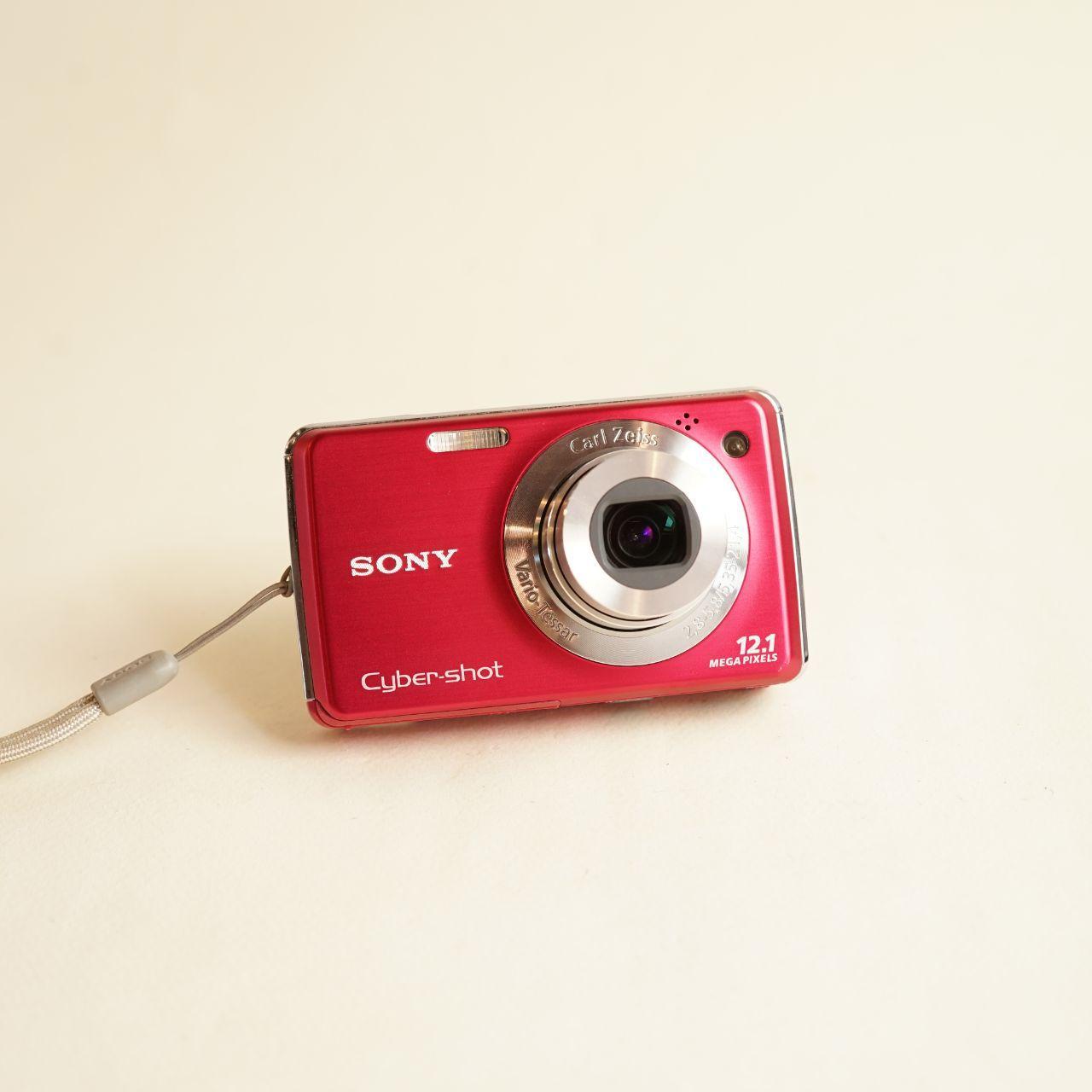 Sony Cyber-shot DSC-W230 Digital Camera | 12.1MP | Tested & Working | Red
