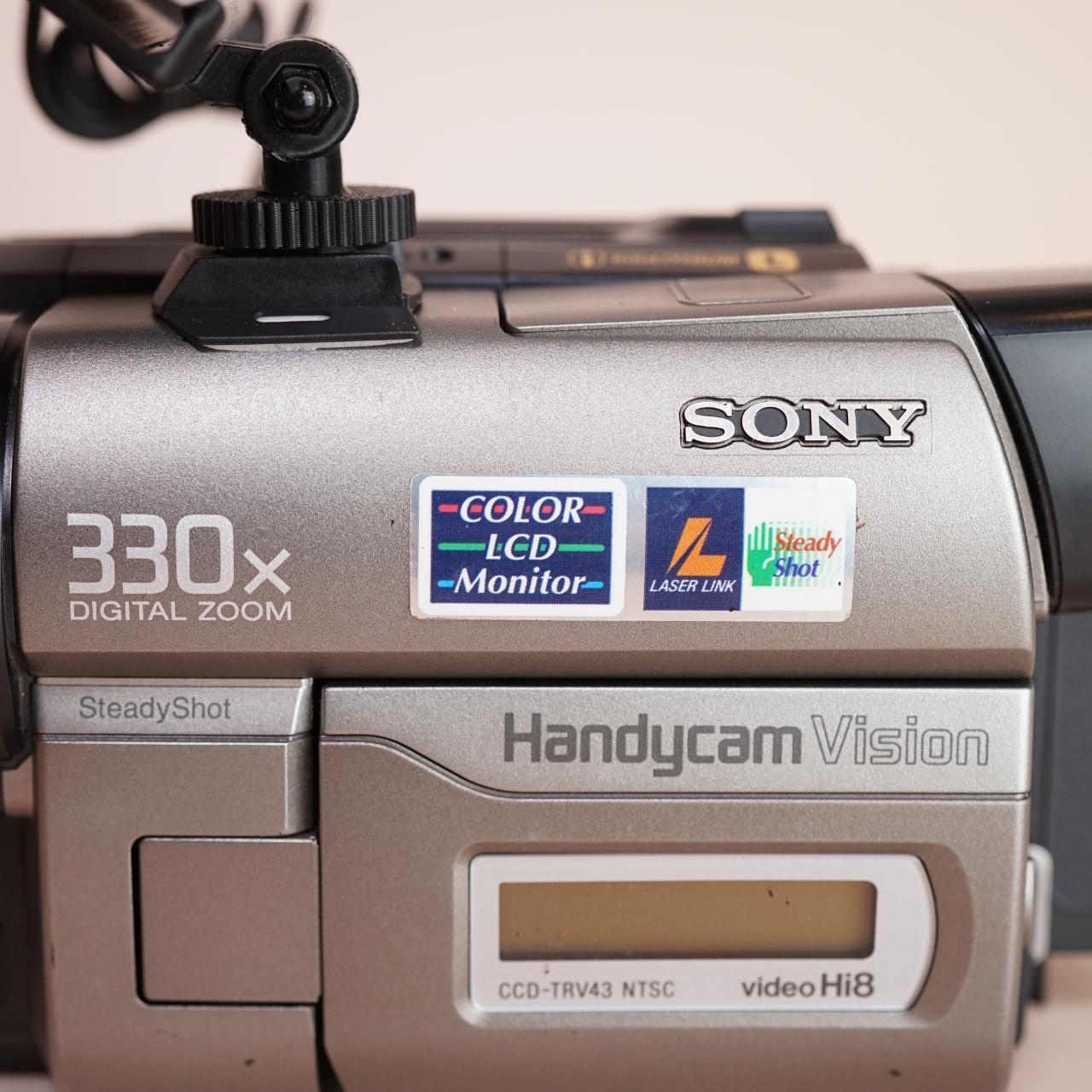 Sony Handycam DCR-TRV43 | Tapeless HI8 Camcorder Setup | Tested & Working | Silver