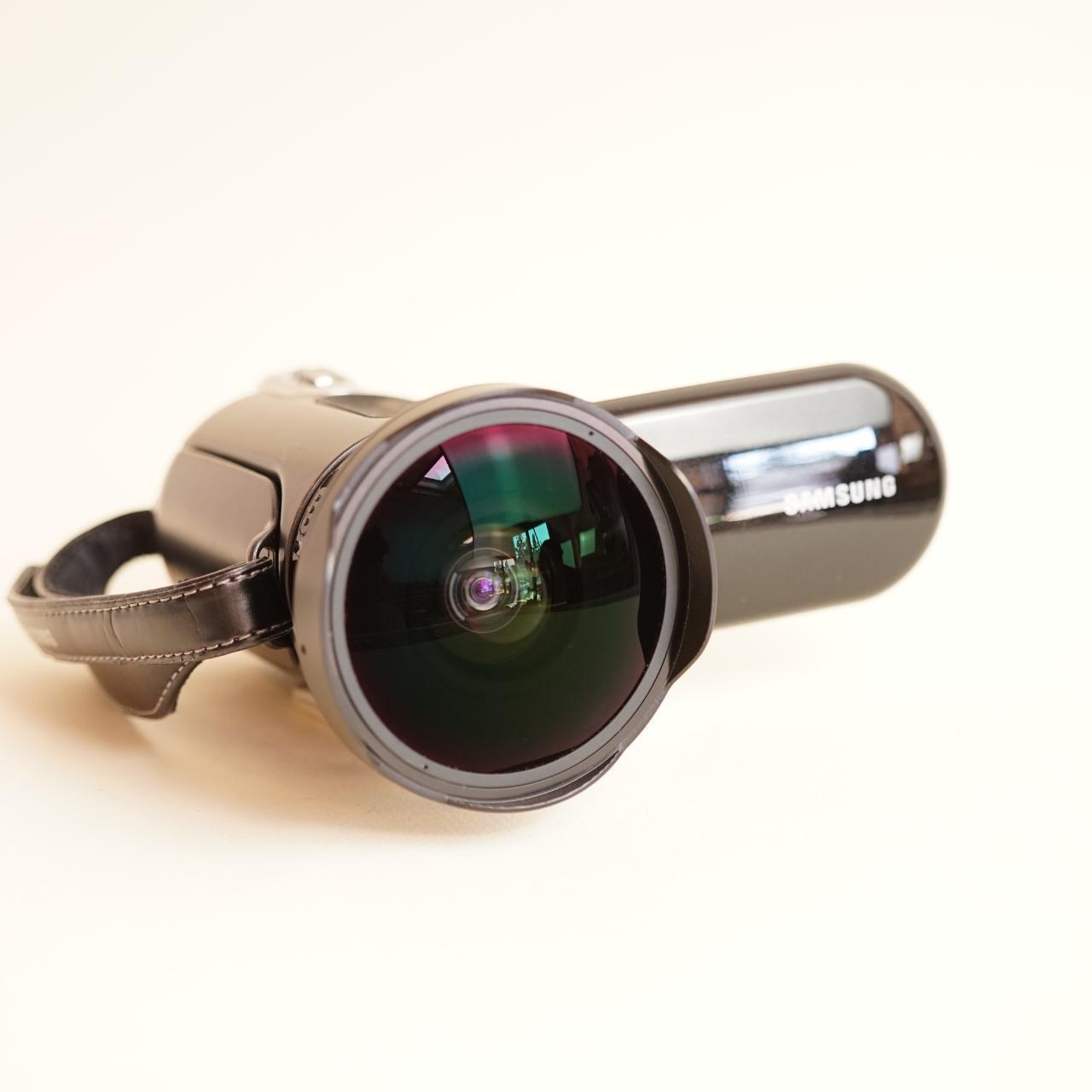 Samsung SMX-F33BN Digital Camcorder with Fisheye Lens | Tested & Working | Black