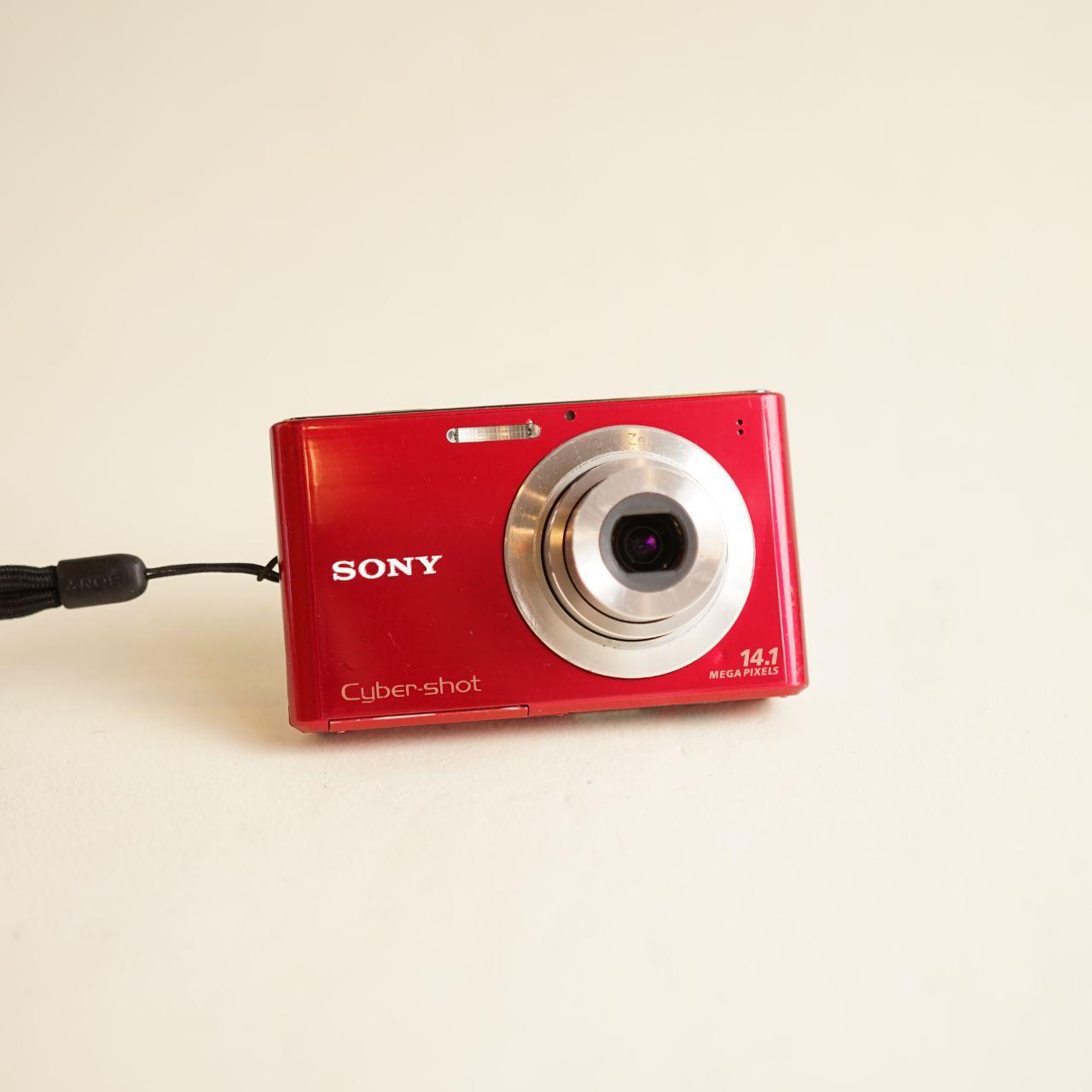 Sony Cyber-shot DSC-W330 Digital Camera | 14.1MP | Tested & Working | Red