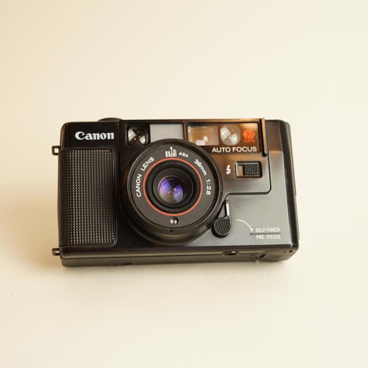 Canon AF35M Film Camera | 35mm Point & Shoot | Tested & Working | Black