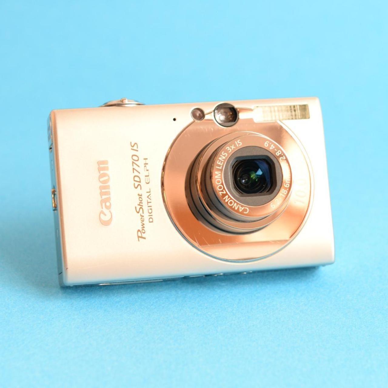 Canon PowerShot SD770 IS Digital Camera | 10MP | Tested & Working | Silver