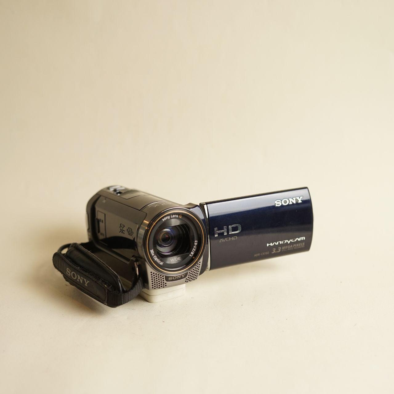 Sony Handycam HDR-CX160 Digital Camcorder | Tested & Working | Dark Blue