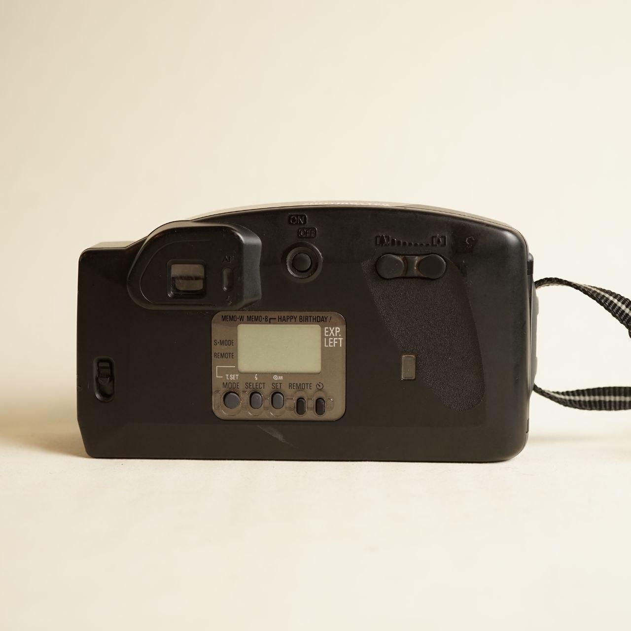 Ricoh Shotmaster Zoom 105 Plus Film Camera | 35mm Point & Shoot | Tested & Working | Black