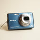 Sony Cyber-shot DSC-W230 Digital Camera | 12.1MP | Tested & Working | Blue