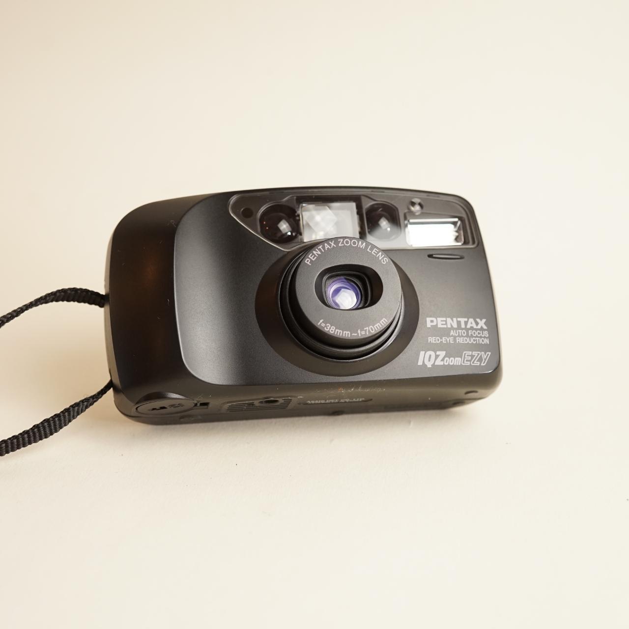 Pentax IQZoom EZY | 35mm Film Camera | Tested & Working | Black