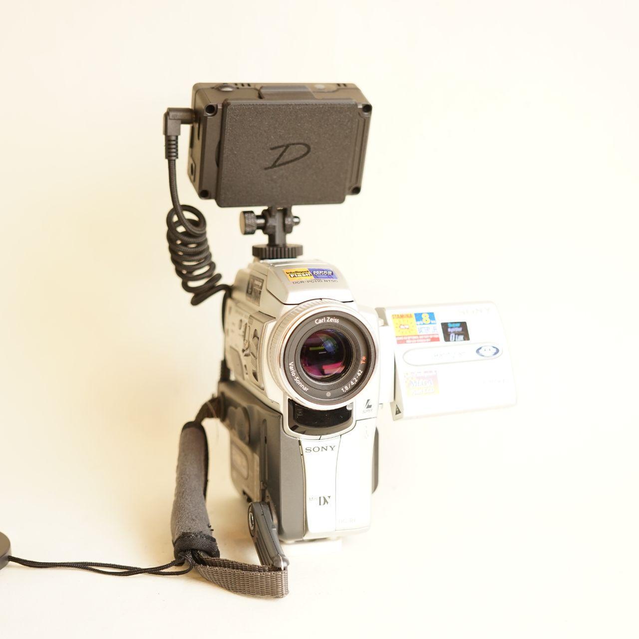 Sony Handycam DCR-PC110 MiniDV Camcorder | Tapeless Setup | Tested & Working | Silver