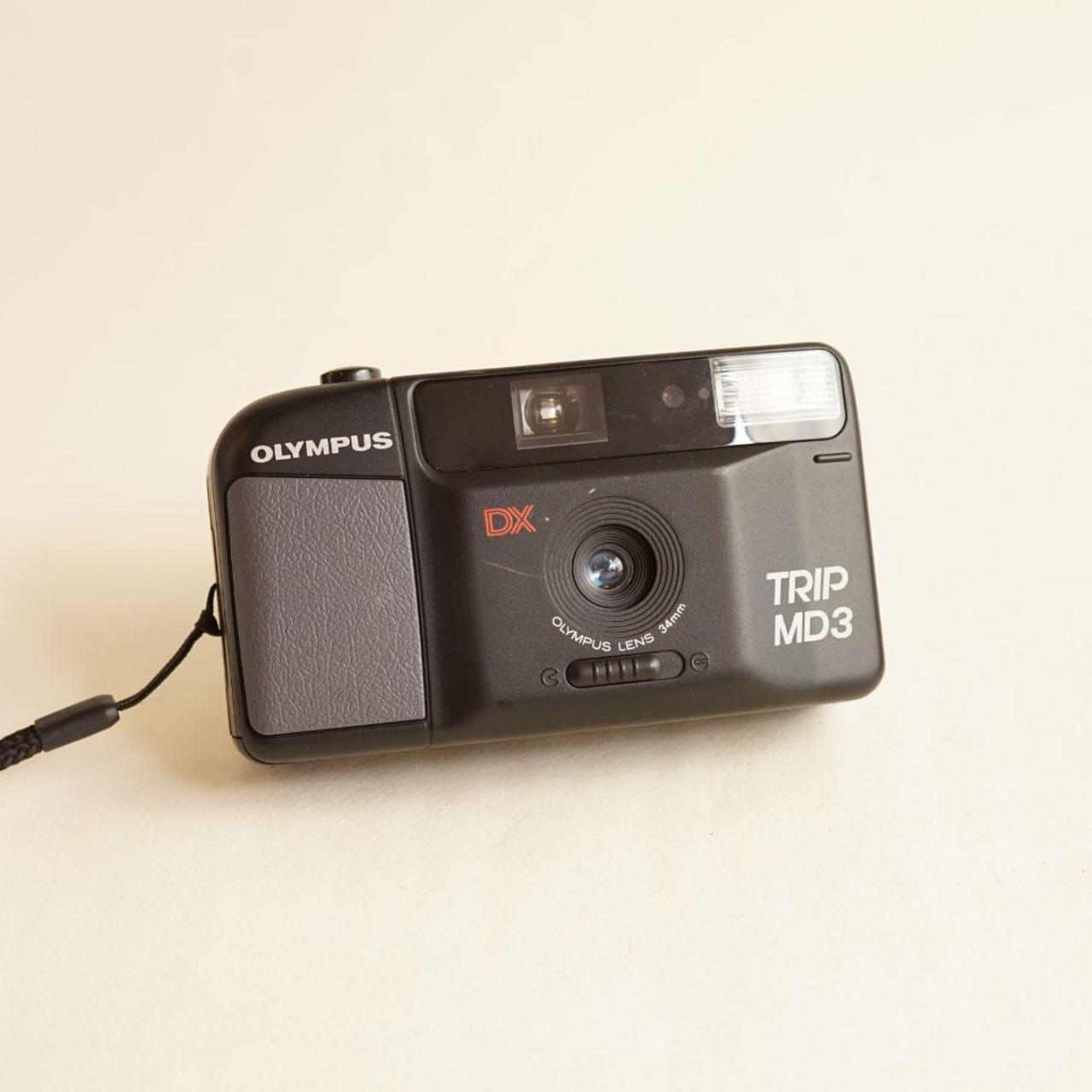 Olympus Trip MD3 Film Camera | 35mm Point & Shoot | Tested & Working | Black
