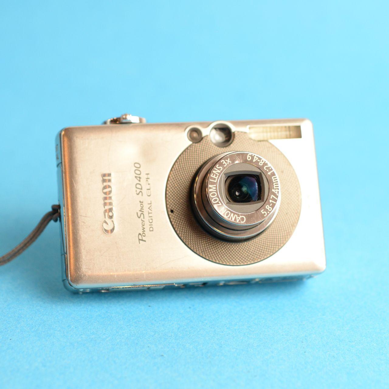 Canon PowerShot SD400 Digital Camera | 5.0MP | Tested & Working | Silver