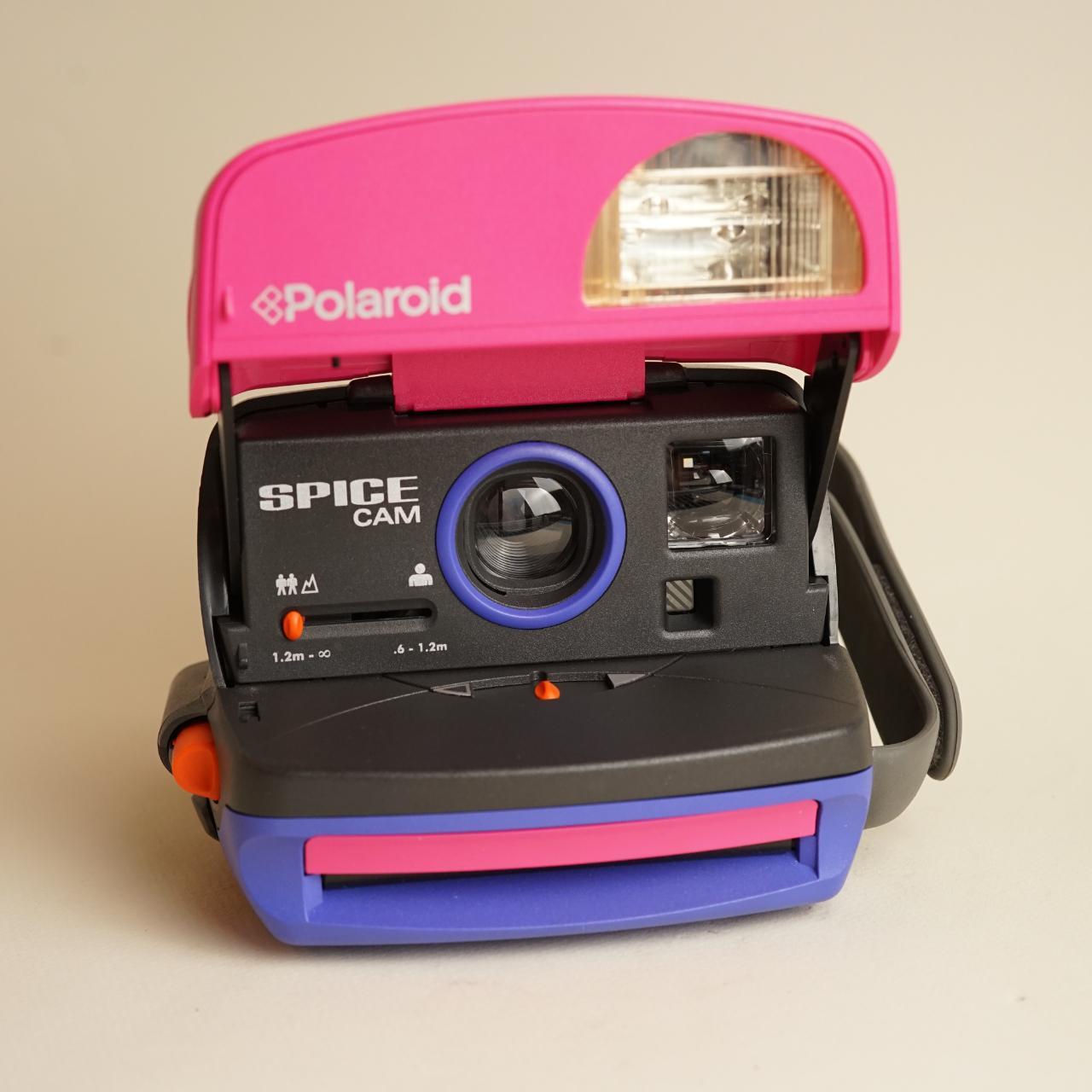 Polaroid Spice Cam Instant Camera | Tested & Working | Pink & Purple