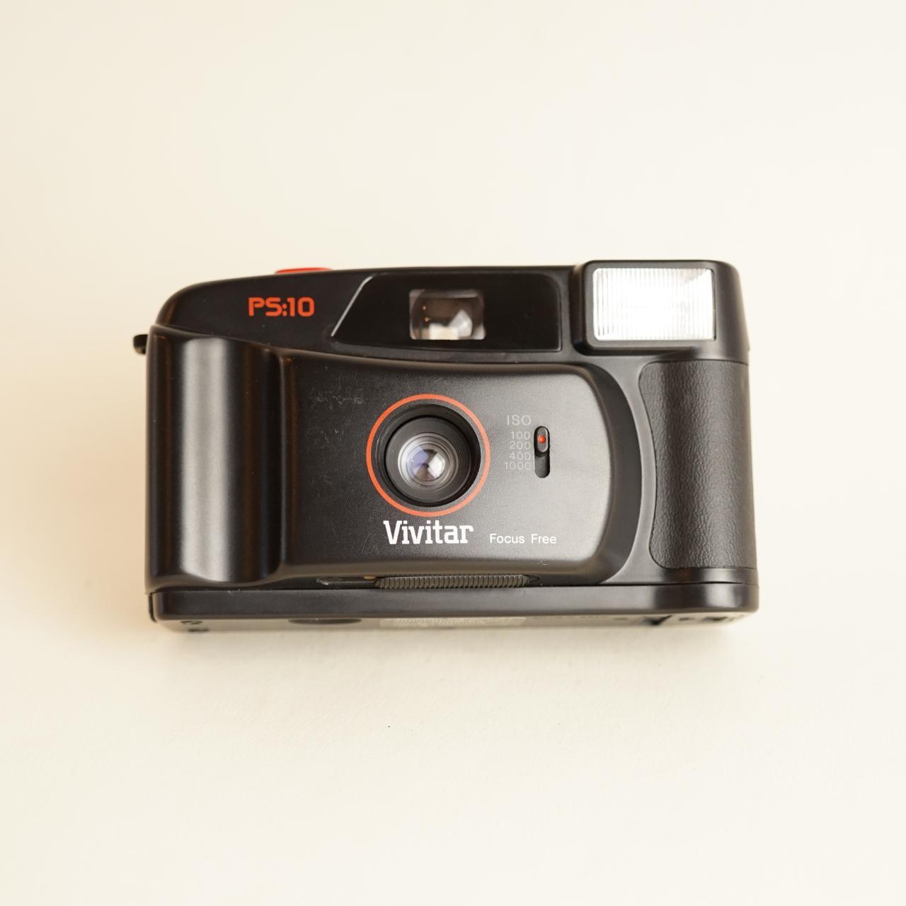 Vivitar PS:10 Film Camera | 35mm Point and Shoot | Tested and Working w/Warranty | Black