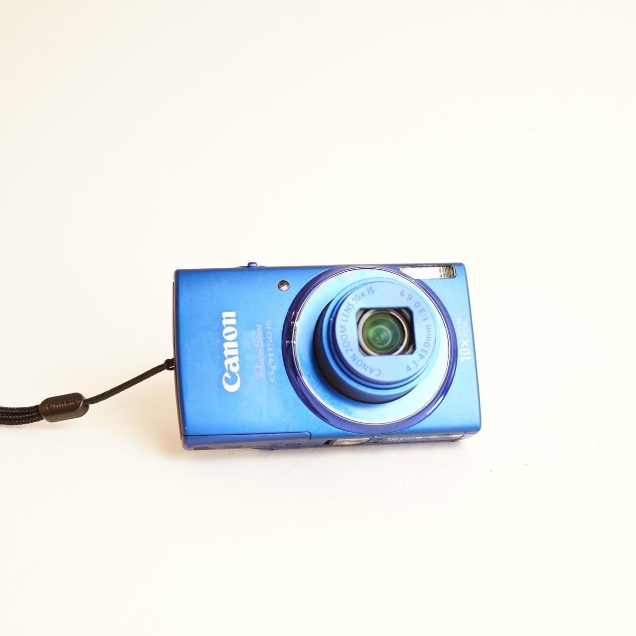 Canon PowerShot ELPH 150 IS Digital Camera | 20MP | Tested & Working | Blue