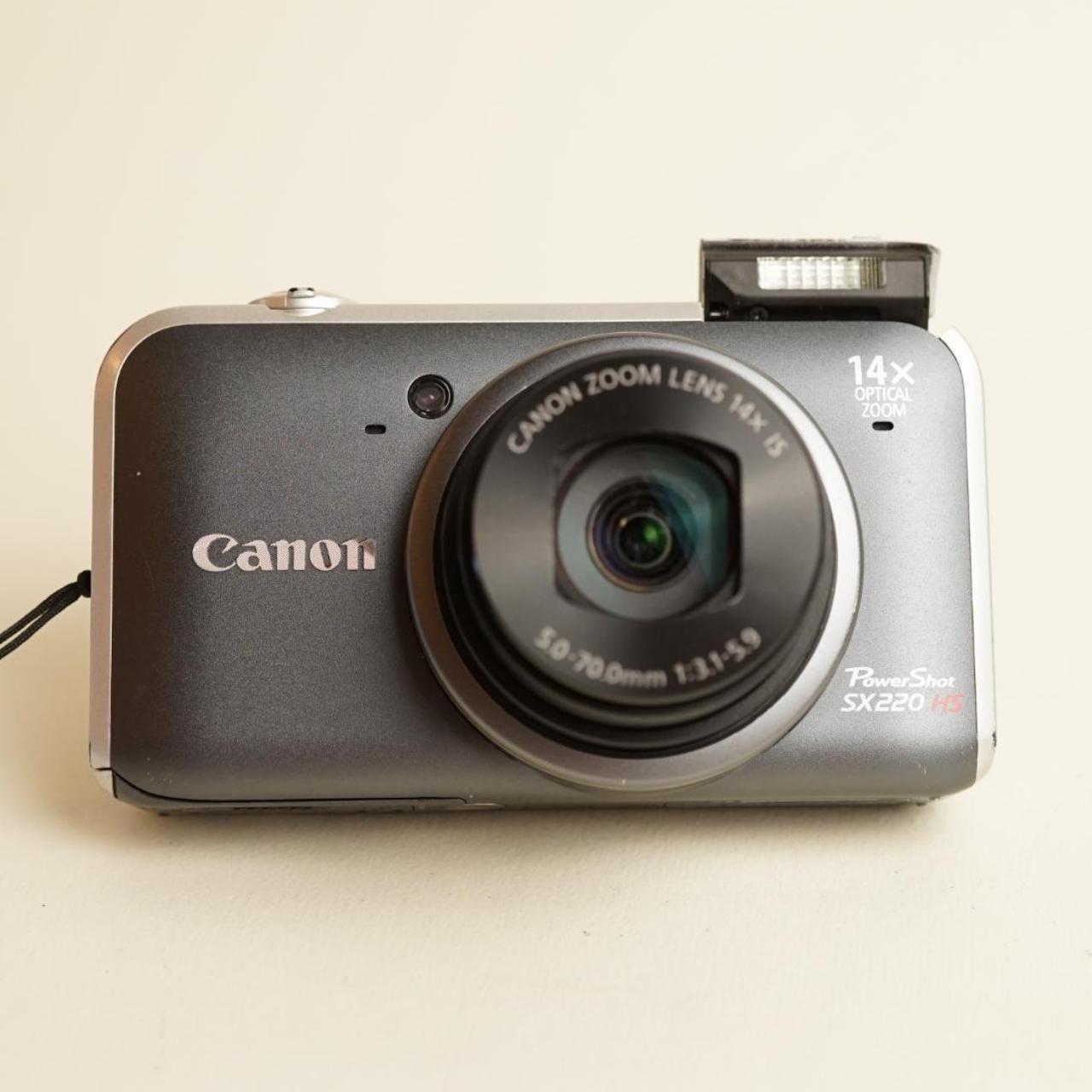 Canon PowerShot SX220 Digital Camera | 12MP | Test & Working | Grey