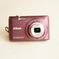 Nikon Coolpix S4100 Digital Camera | 14MP | Read Description | Maroon