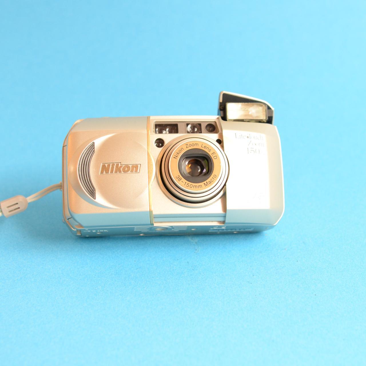 Nikon Lite Touch Zoom 150 ED AF 35mm Film Camera | Tested & Working | Gold
