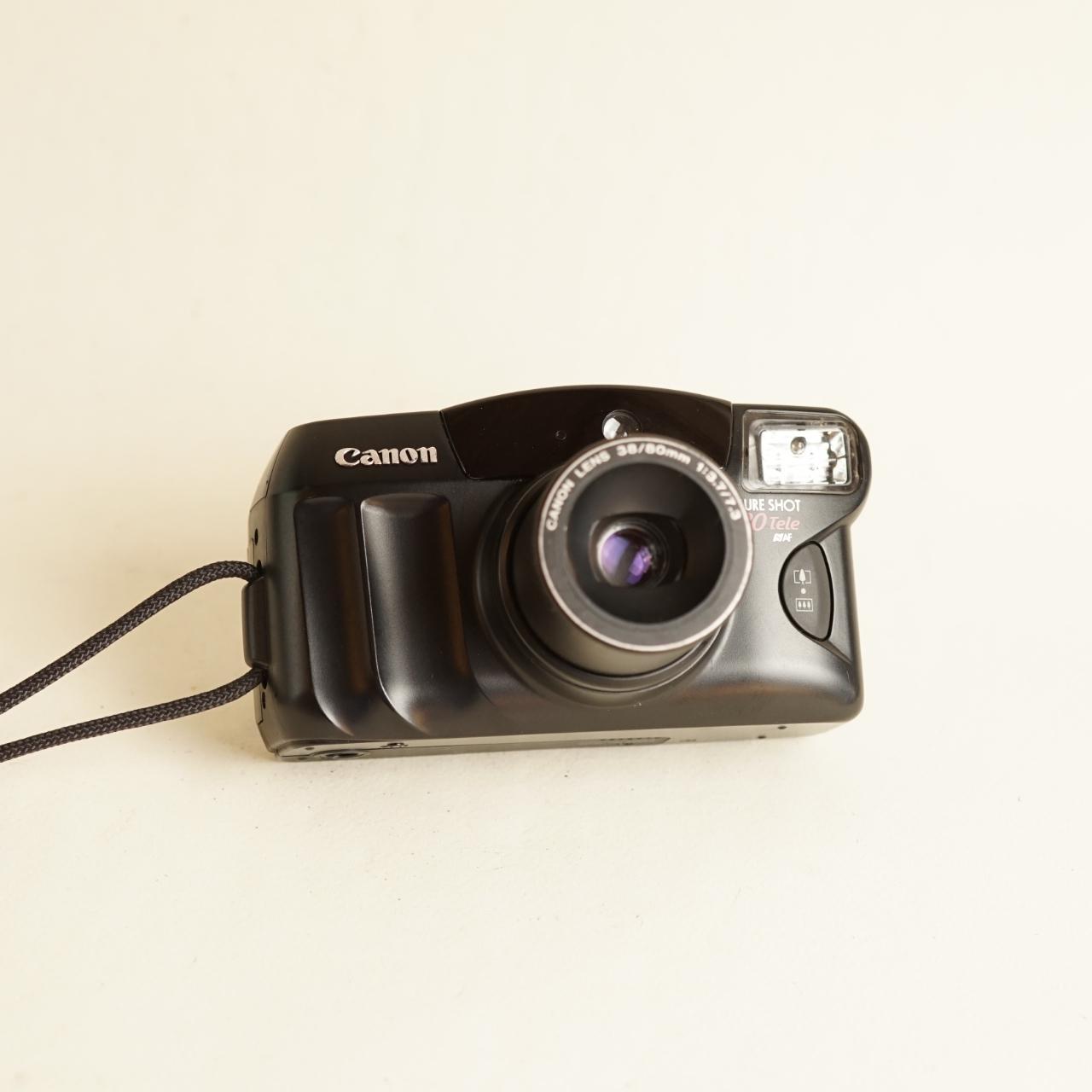 Canon SureShot 80 Tele Film Camera | 35mm Point & Shoot | Read Description | Black