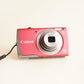 Canon PowerShot A3500 IS Digital Camera | 16MP | Tested & Working | Red/Pink