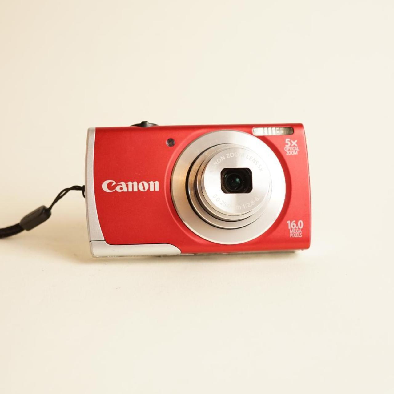 Canon PowerShot A2500 Digital Camera | 16MP | Tested & Working | Red