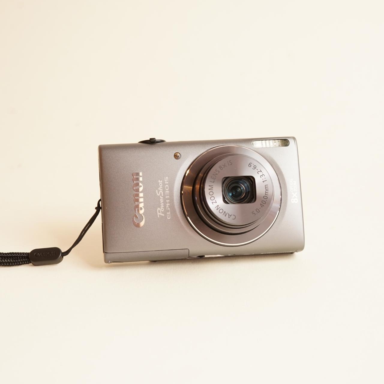 Canon PowerShot ELPH 130 IS Digital Camera | 16MP | Tested & Working | Grey