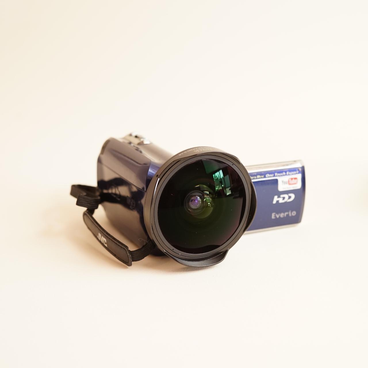 JVC Everio GZ-MG630AU Digital Camcorder w/Fisheye Lens | Read Description | Blue