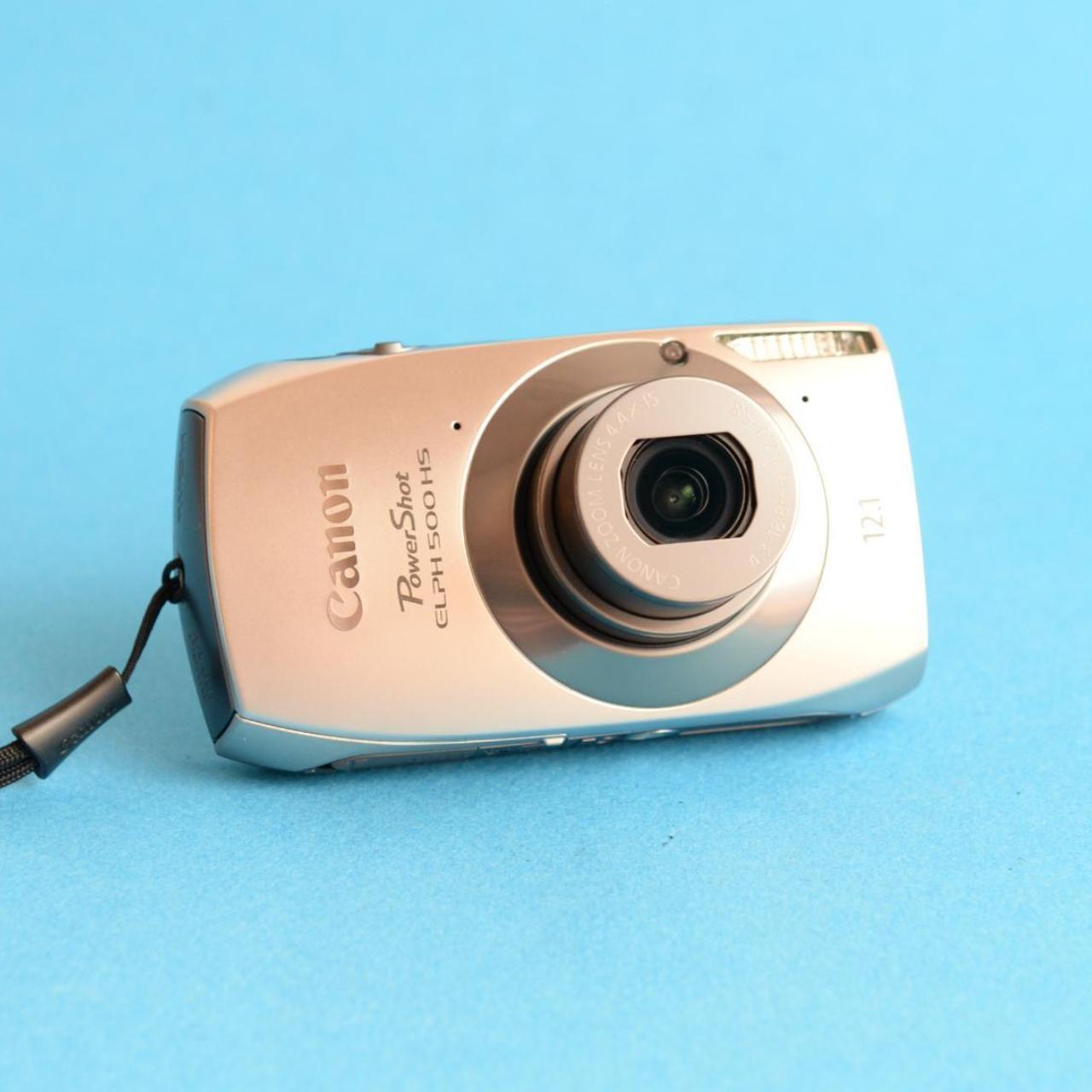 Canon PowerShot ELPH 500 HS Digital Camera | 12.1MP | Tested & Working | Silver