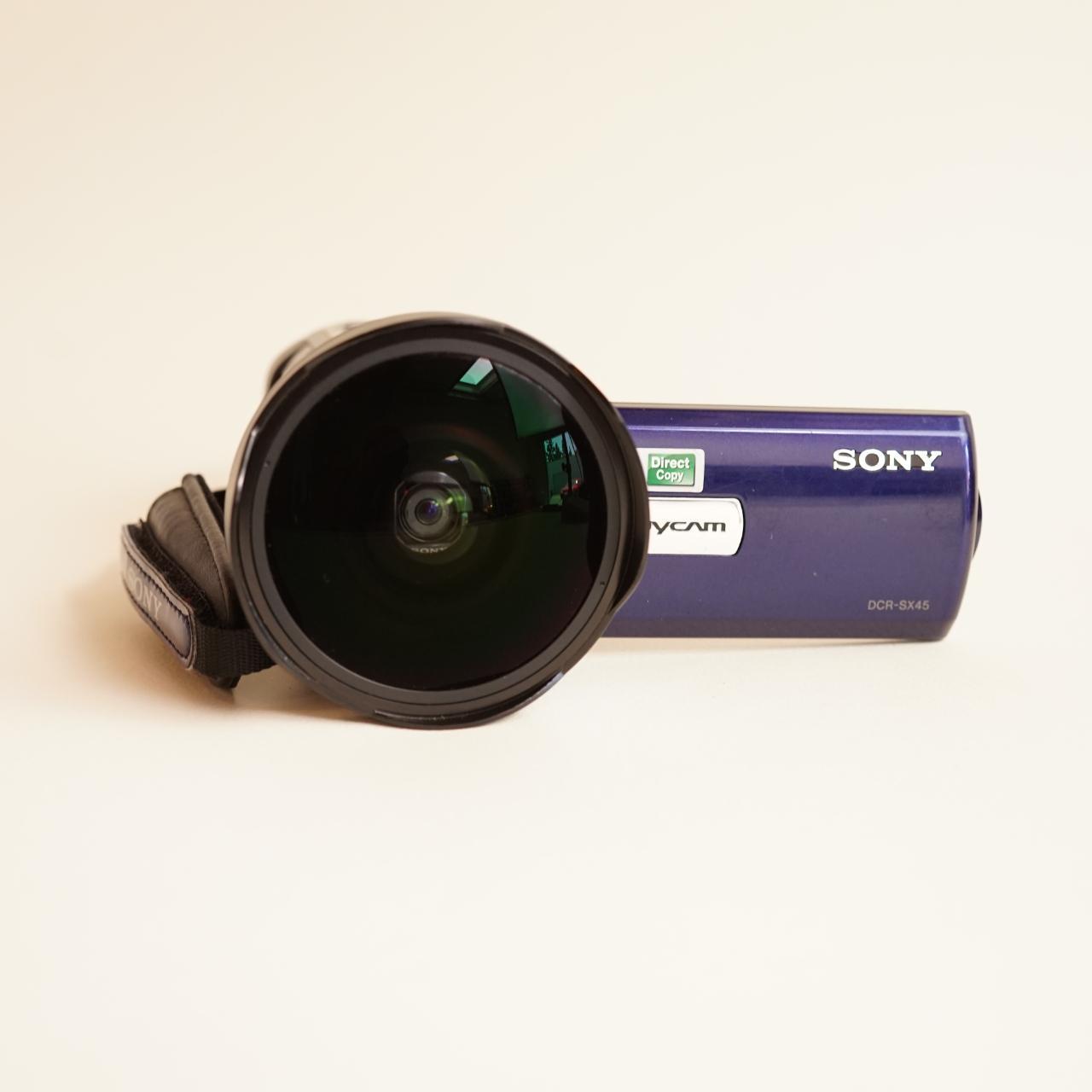 Sony Handycam DCR-SX45 Digital Camcorder | 3MP Stills | Tested & Working | Blue