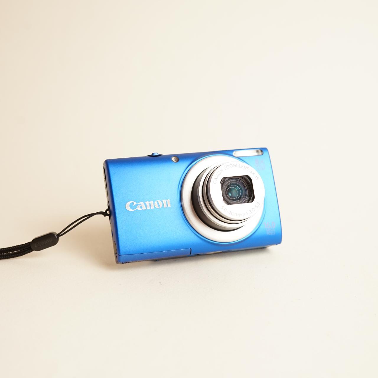 Canon PowerShot A4000 IS Digital Camera | 16MP | Tested & Working | Blue