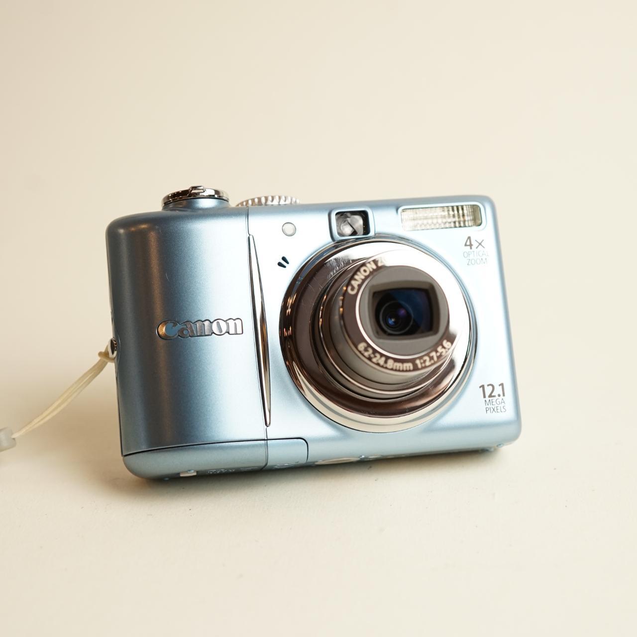 Canon PowerShot A1100 IS Digital Camera | 12.1MP | Tested & Working | Blue
