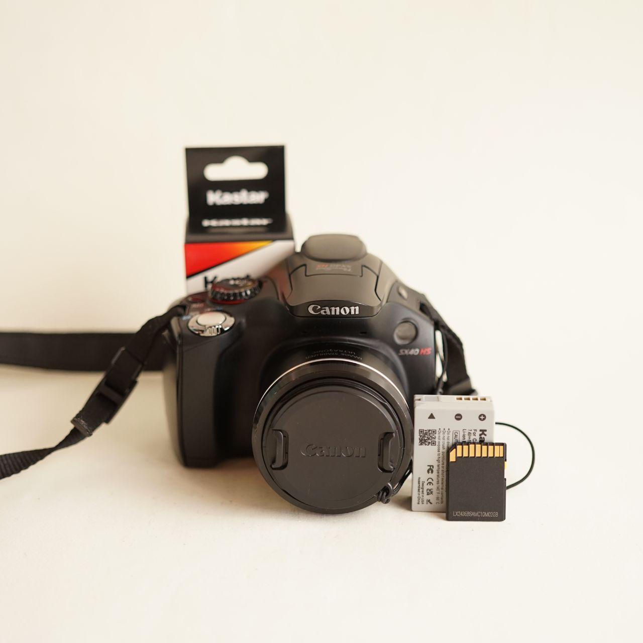 Canon PowerShot SX40 HS Digital Camera | 12.1MP | Tested & Working | Black