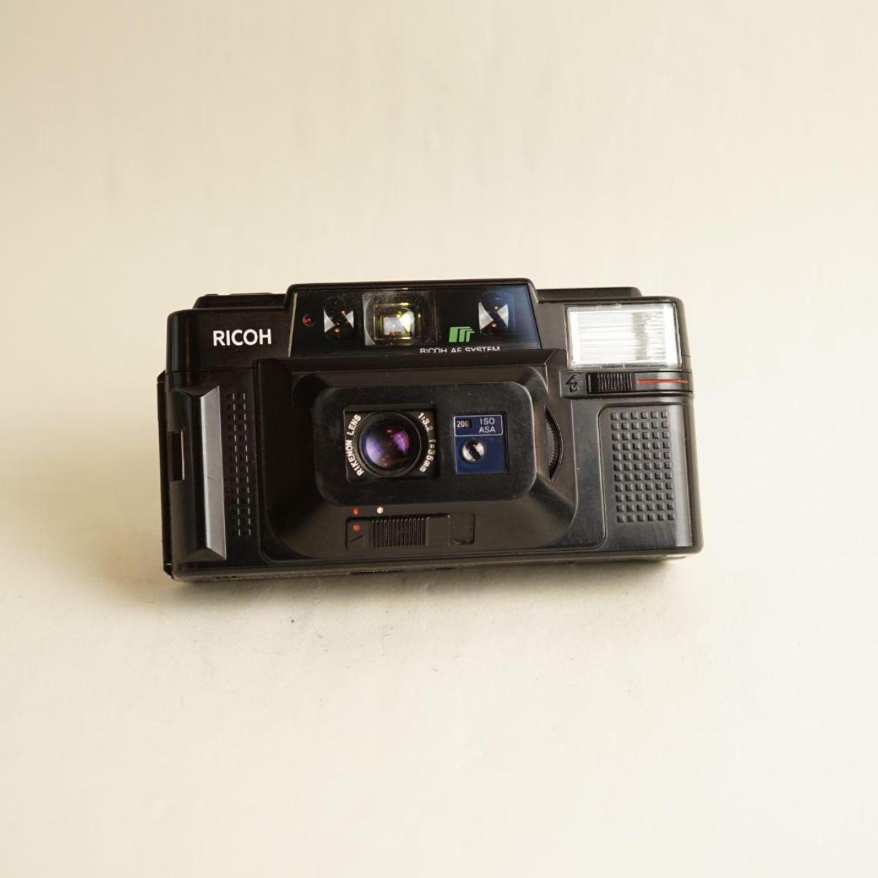 Ricoh FF-3 AF Film Camera | 35mm Point & Shoot | Tested & Working | Black