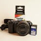 Sony A5000 Mirrorless Digital Camera | 20.1MP | Tested & Working | Black