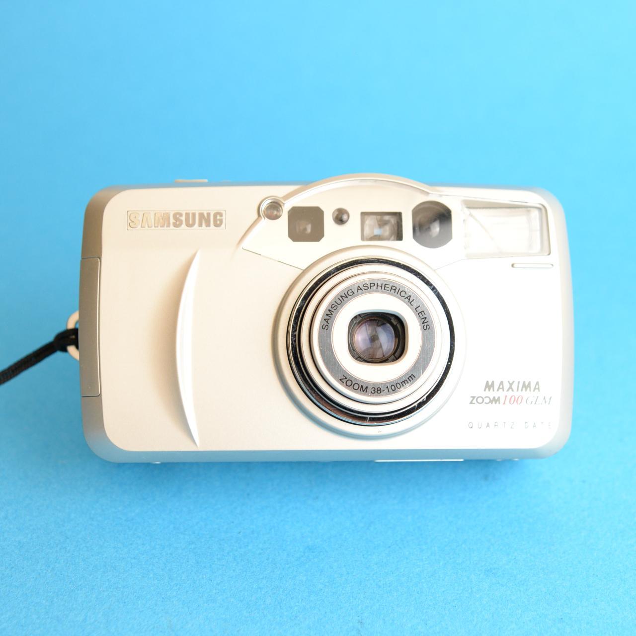 Samsung Maxima Zoom 100 GLM | 35mm Film Camera | Point & Shoot | Silver