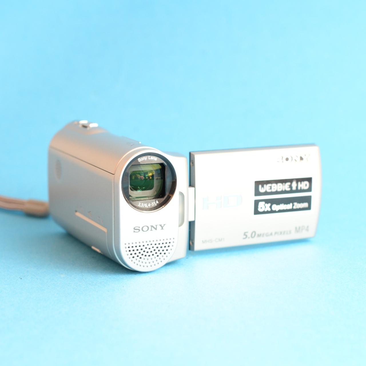 Sony Hanycam "Webbie" MHS-CM1 Digital Camcorder | 5MP | Tested & Working | Silver