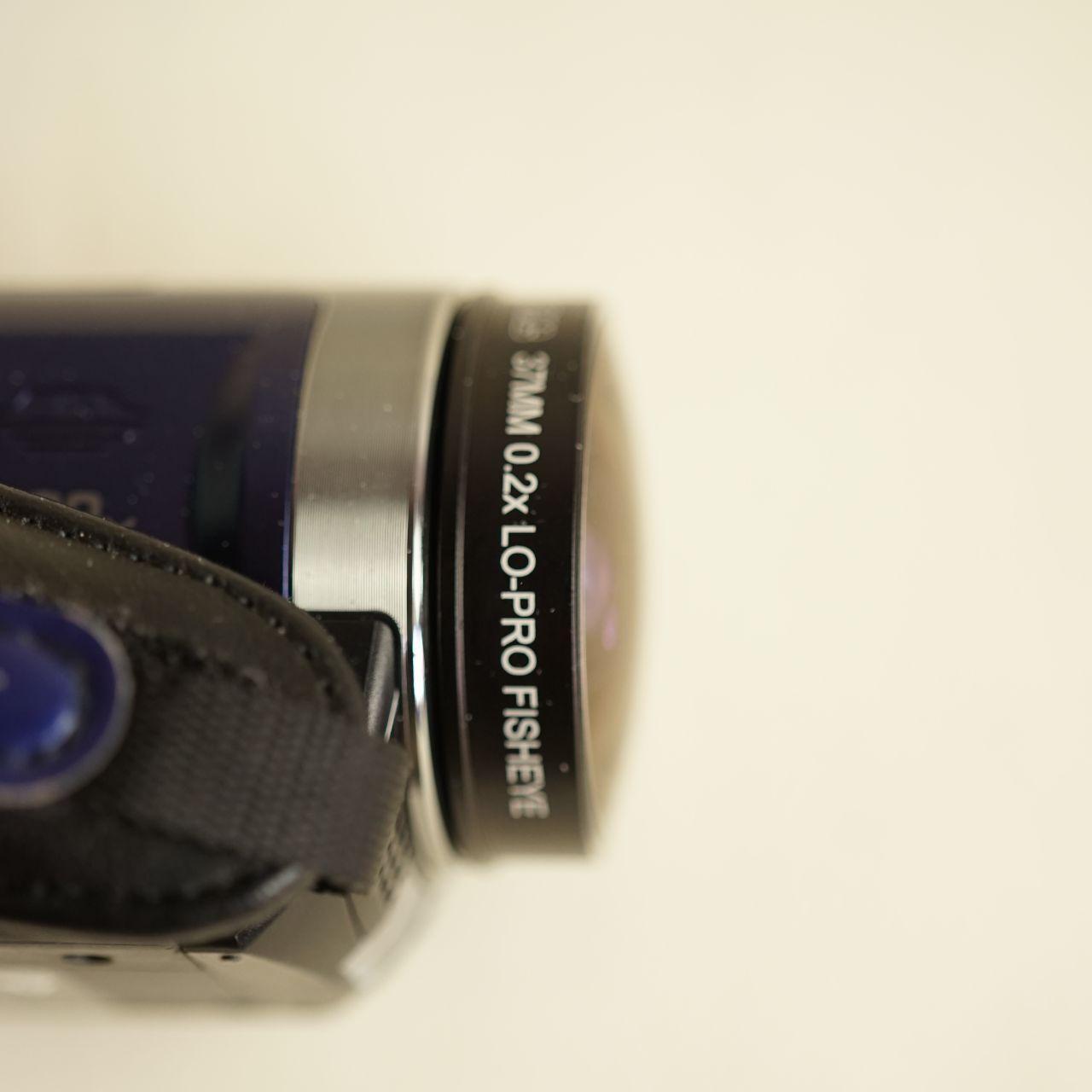 SoCal Cameras 37mm 0.2x LO-PRO Fisheye for Camcorders | NEW | Black