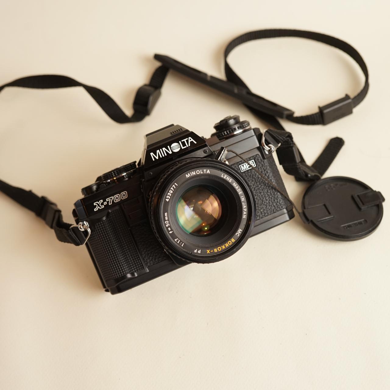 Minolta X-700 35mm SLR Film Camera | Tested & Working | Black