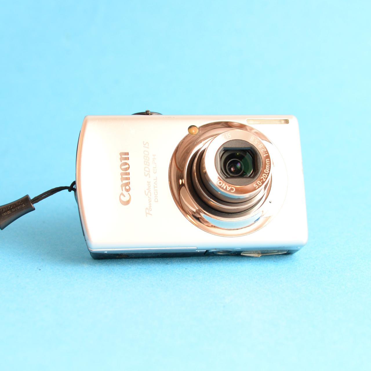Canon PowerShot SD880 IS Digital Camera | 10MP | Tested & Working | Silver