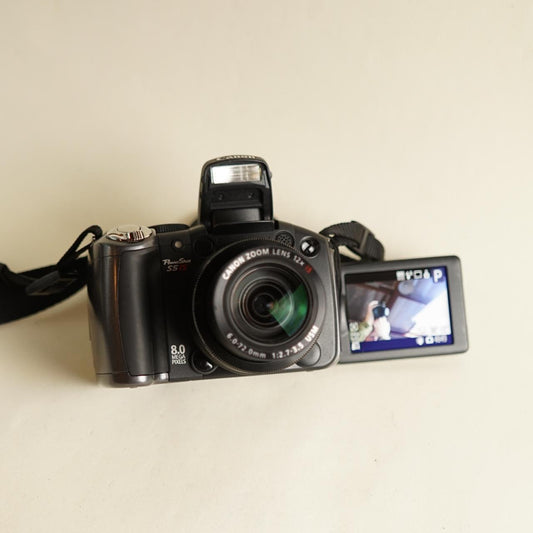Canon PowerShot S5 IS Digital Camera | 8.0MP | Tested & Working | Black