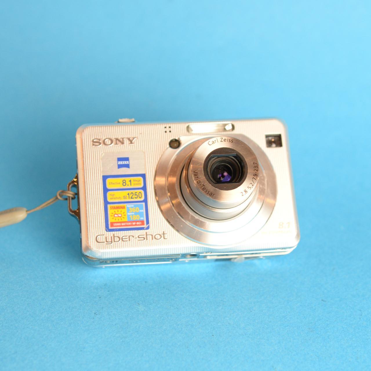 Sony CyberShot DSC-W100 Digital Camera | 8.1MP | Tested & Working | Silver