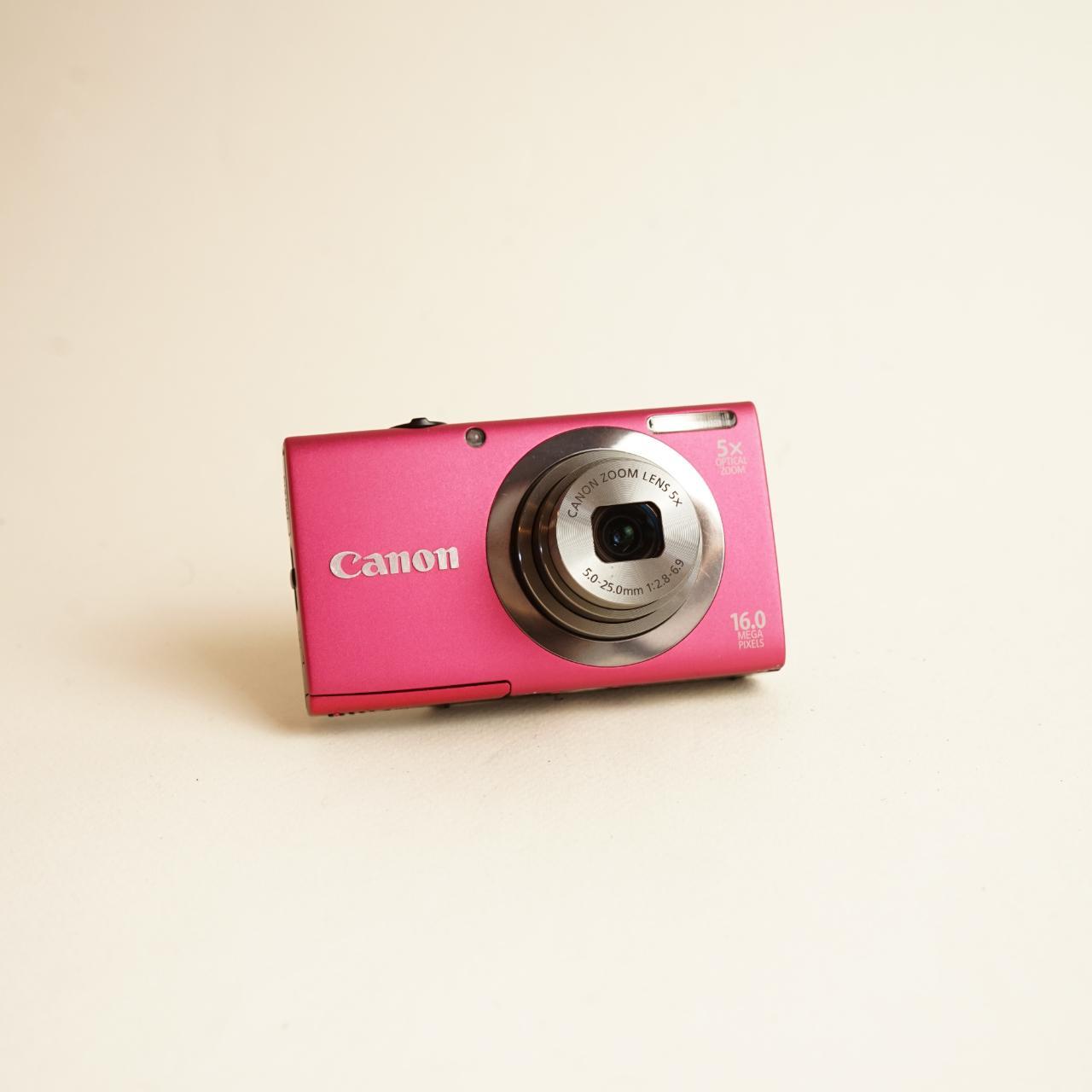 Canon PowerShot A2300 Digital Camera | 16MP | Tested & Working | Pink & Black